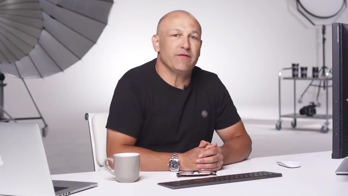 Definition of a photography brief on screen
