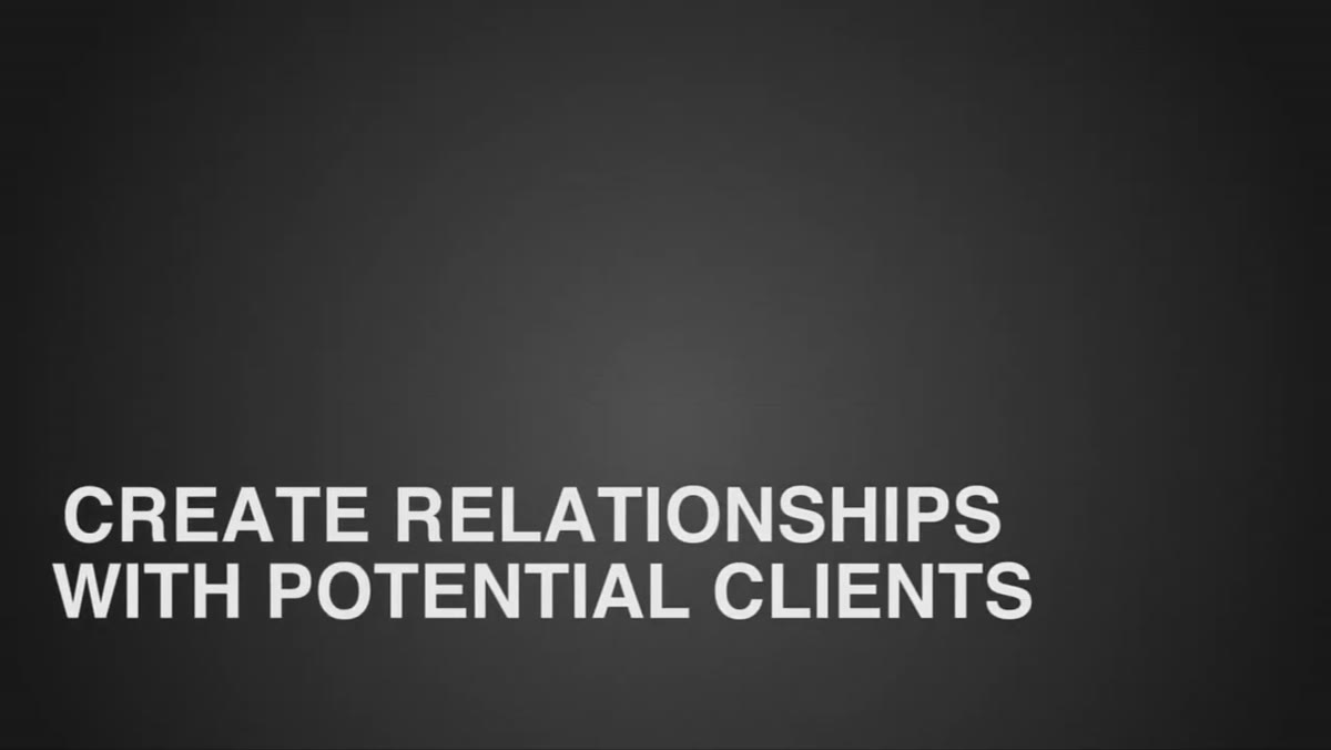 Jay and Adelaide discussing adding art directors and past clients as connections