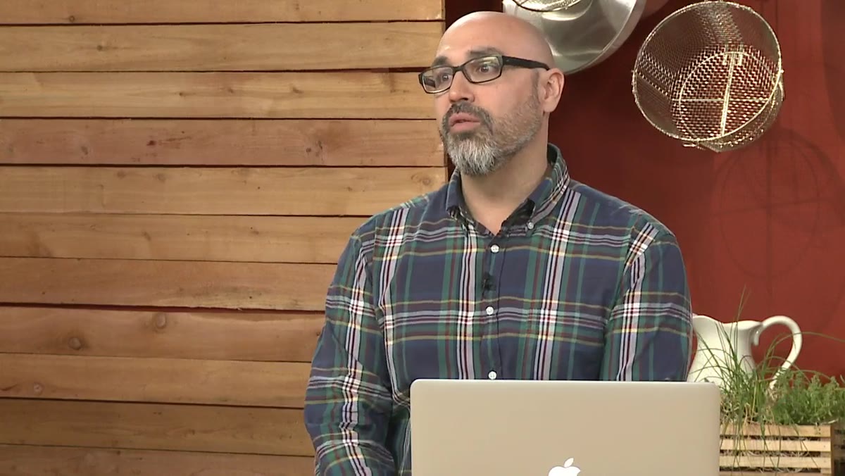 Scrivani listing client types from local restaurants to international brands